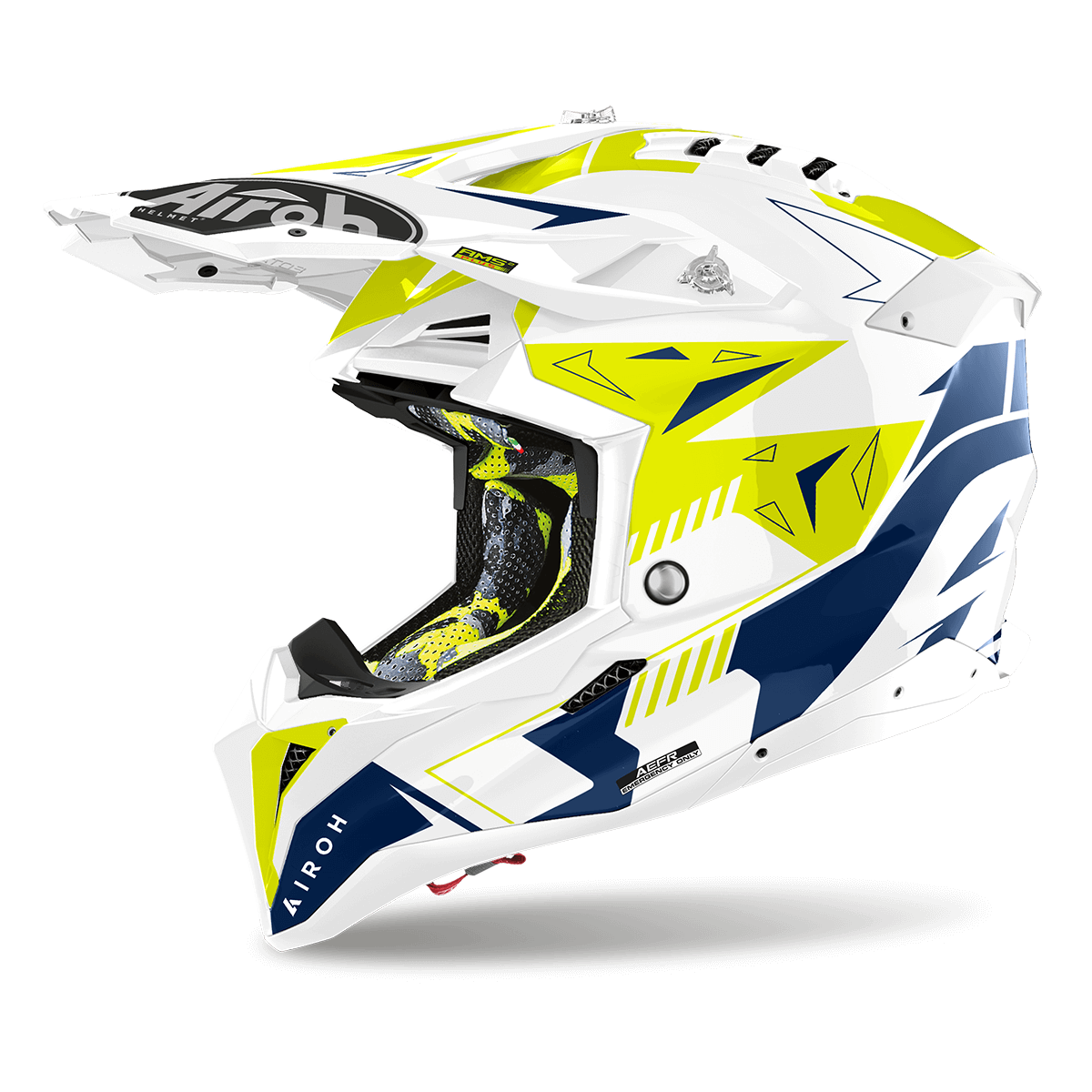 Product Image for Airoh Aviator 3 Spin Crosshjälm Gul Blå Glansig