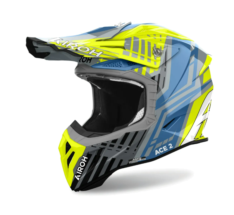 Product Image for Airoh Aviator Ace 2 Proud Crosshjälm Neongul Glansig