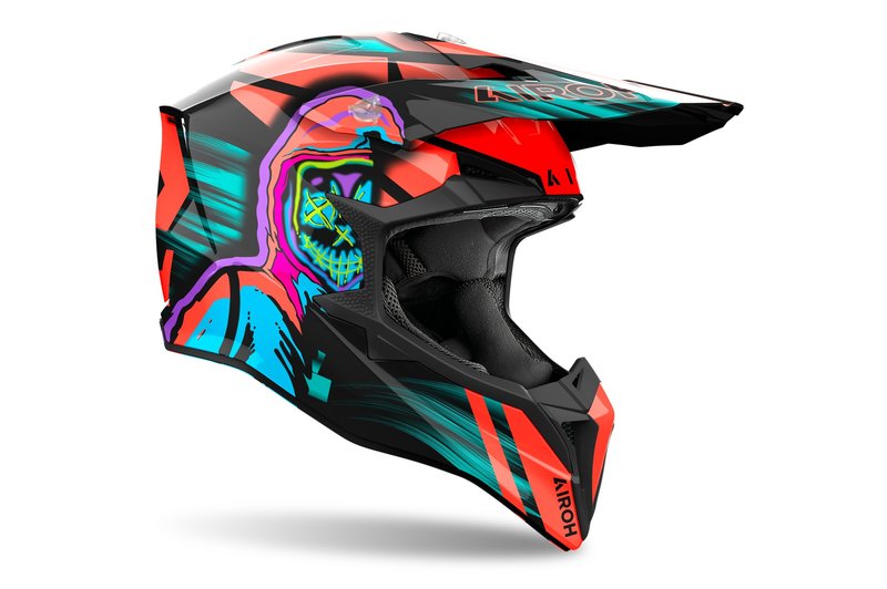 Product Image for Airoh Wraaap Cyber Crosshjälm Orange Glansig