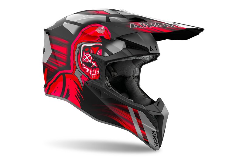 Product Image for Airoh Wraaap Cyber Crosshjälm Röd Matt