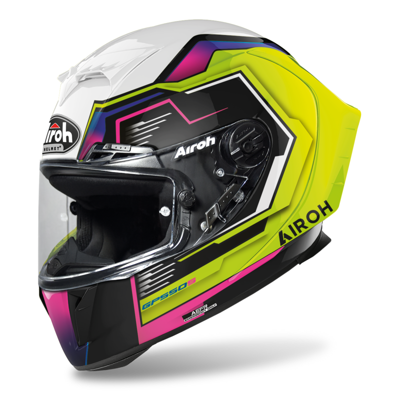 Product Image for Airoh GP550 S Rush Hjälm Neongul Rosa