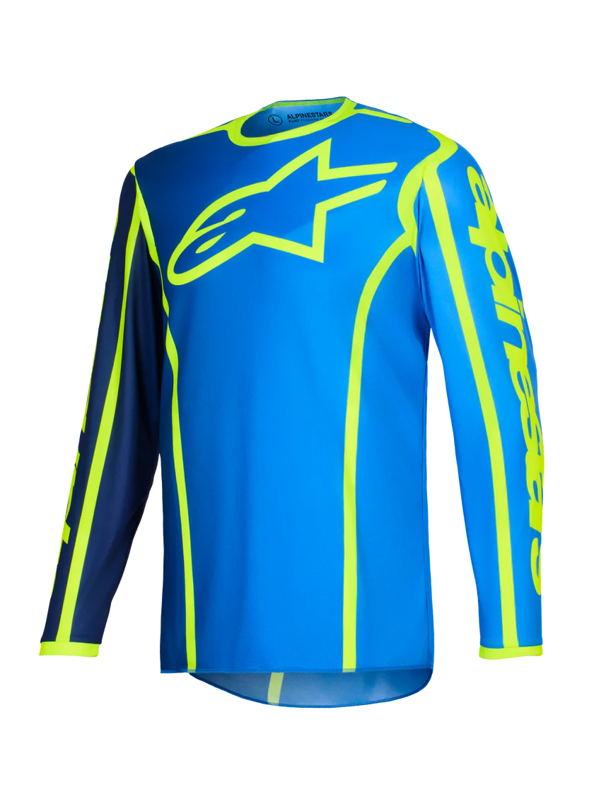 Product Image for Alpinestars Fluid Apex Crosströja Blå Neongul