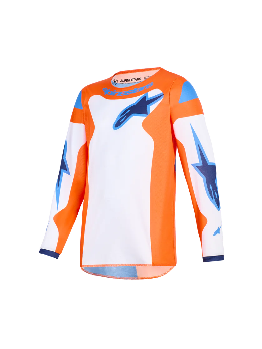 Product Image for Alpinestars Fluid Grid Crosströja Orange Blå Barn