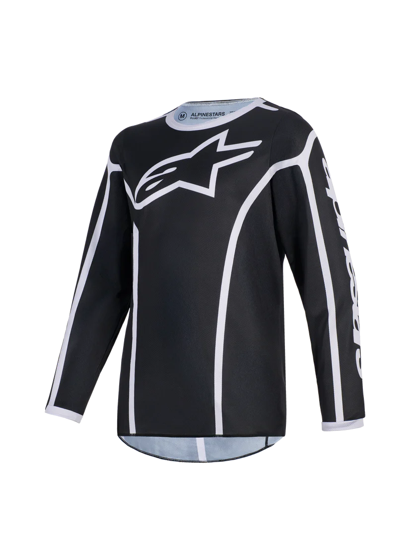Product Image for Alpinestars Fluid Apex Crosströja Svart Ljusgrå Barn