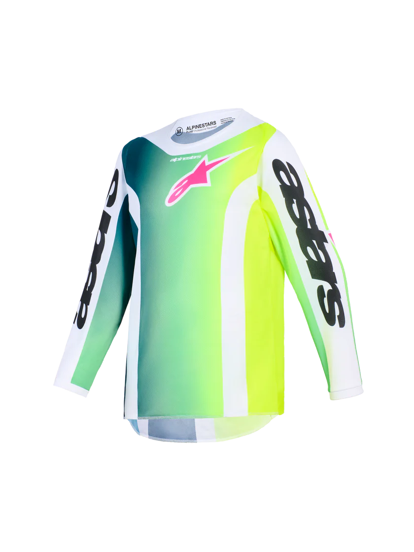 Product Image for Alpinestars Fluid Portl Crosströja Grön Vit Barn