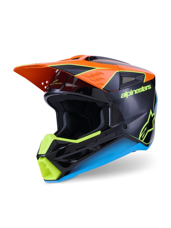 Product Image for Alpinestars S-M3 Fray Crosshjälm Svart Orange Neongul