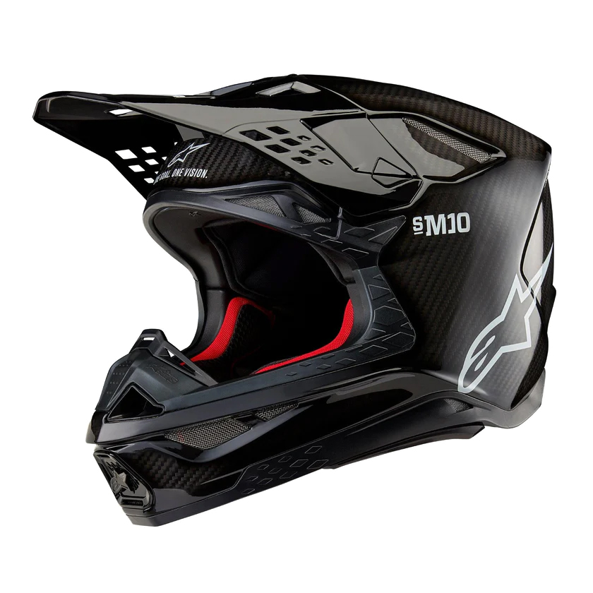 Product Image for Alpinestars Supertech S-M10 Solid Crosshjälm Carbon