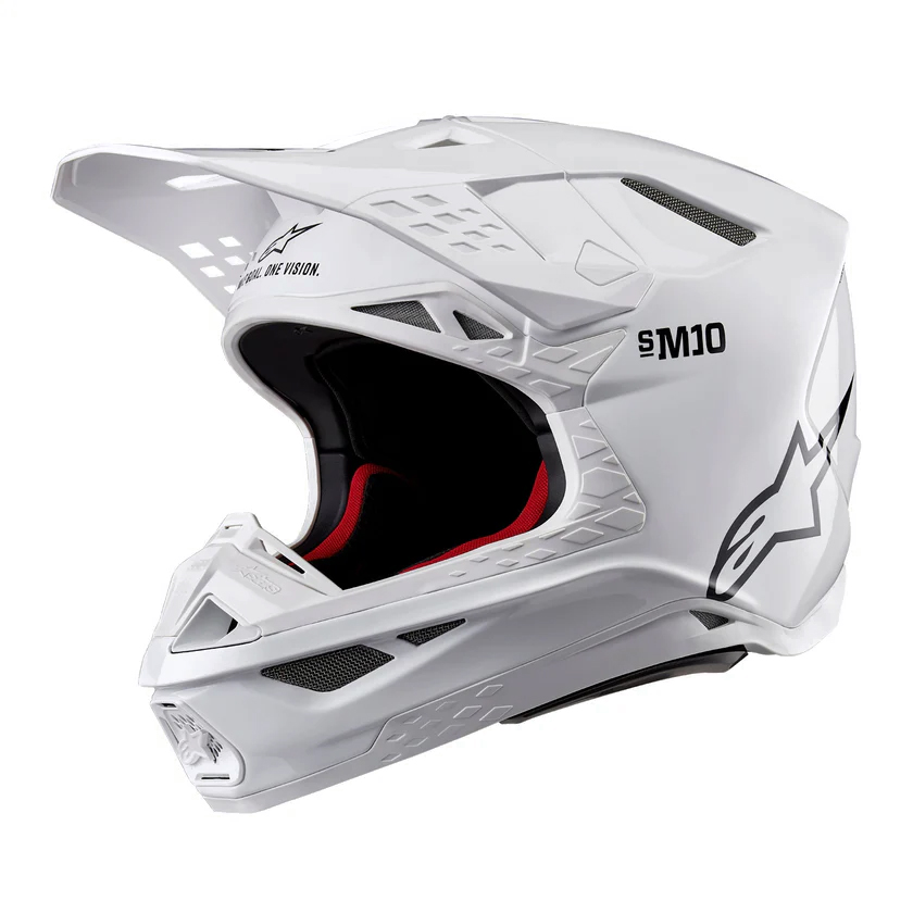 Product Image for Alpinestars Supertech M10 Solid Crosshjälm Vit