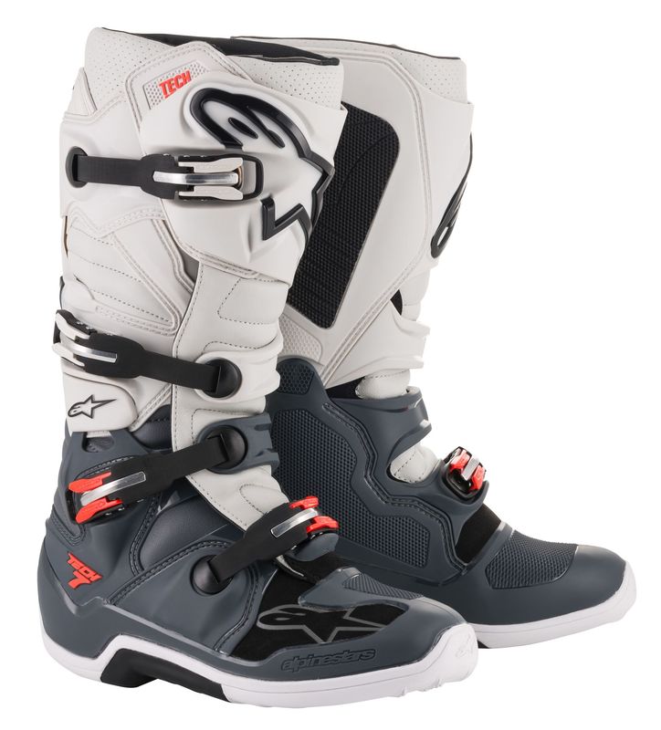 Product Image for Alpinestars Tech 7 Crosstövlar Ljusgrå Mörkgrå