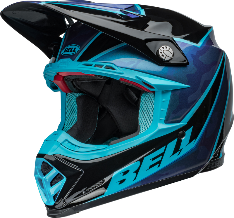 Product Image for Bell Moto-9S Flex Crosshjälm Sprite Gloss Blue