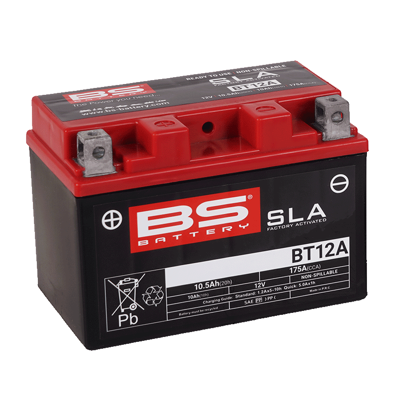 Product Image for BS Battery BT12A AGM MC-batteri