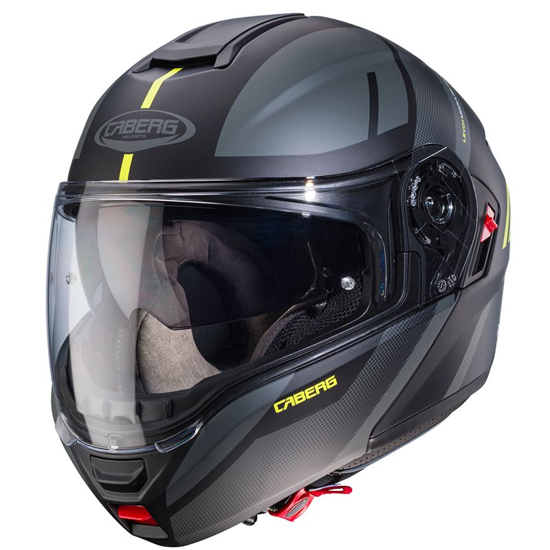 Product Image for Caberg Levo X Öppningsbar Hjälm Svart Antracit Gul