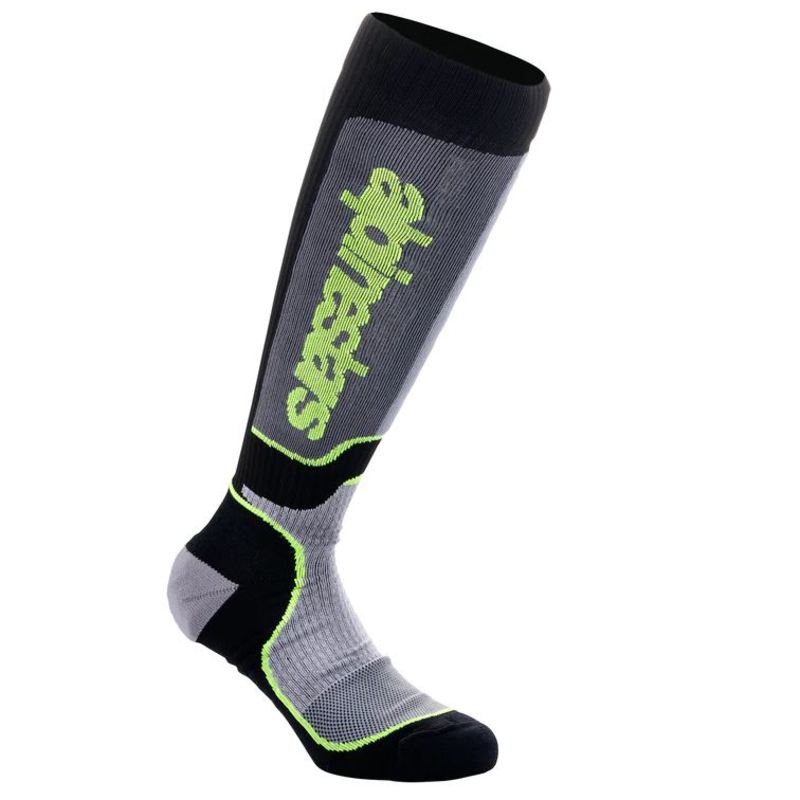 Product Image for Alpinestars MX Plus Strumpor Svart Grå Neongul