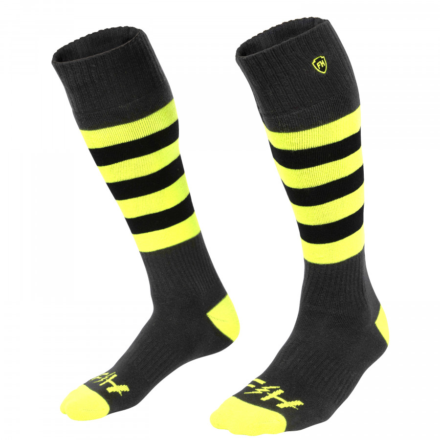 Product Image for Fasthouse Grindhouse Division Moto Strumpor Svart Neongul
