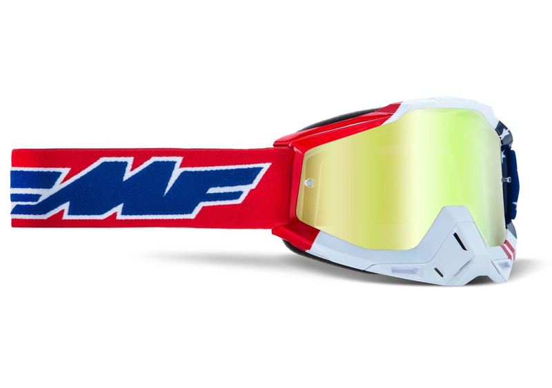 Product Image for FMF POWERBOMB Goggle US of A - True Gold Lins