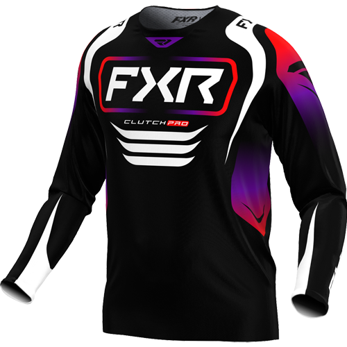 Product Image for FXR Clutch Pro Crosströja Svart Röd Lila