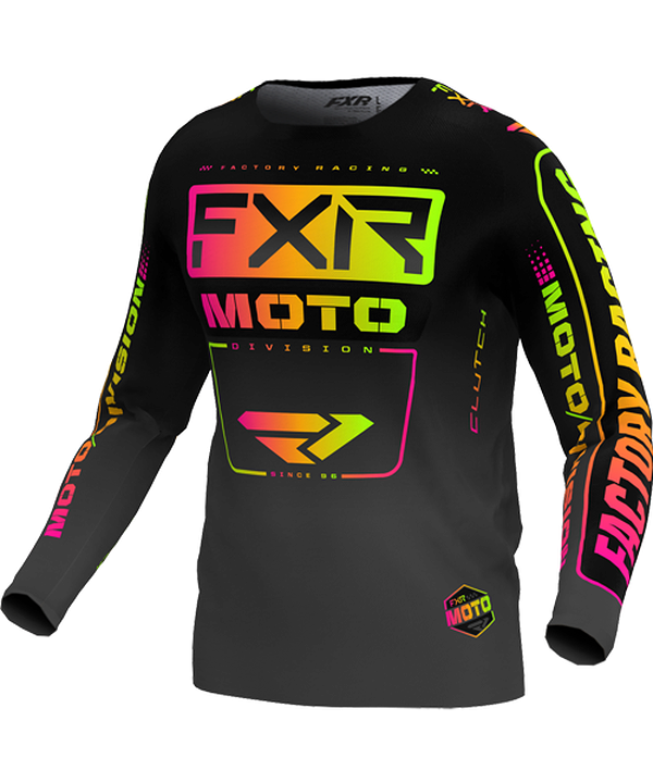 Product Image for FXR Kids Clutch Crosströja Svart Sherbert