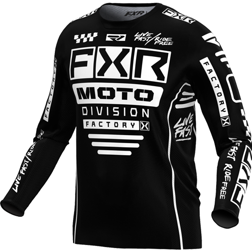 Product Image for FXR Podium Crosströja Barn Svart Vit