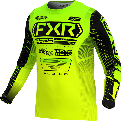Product Image for FXR Podium Crosströja Neongul Lime Barn