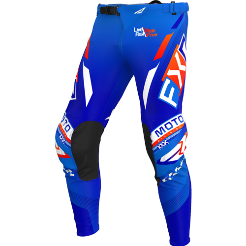 Product Image for FXR Podium Gladiator Crossbyxor Blå Vit Röd Barn