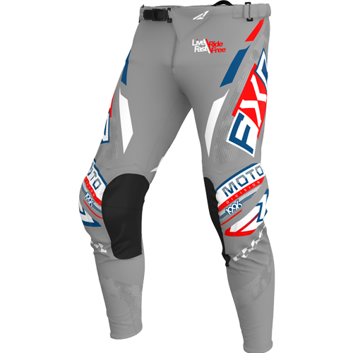 Product Image for FXR Podium Gladiator Crossbyxor Grå Vit Röd
