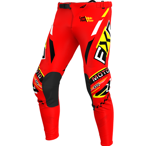 Product Image for FXR Podium Gladiator Crossbyxor Röd Svart Gul