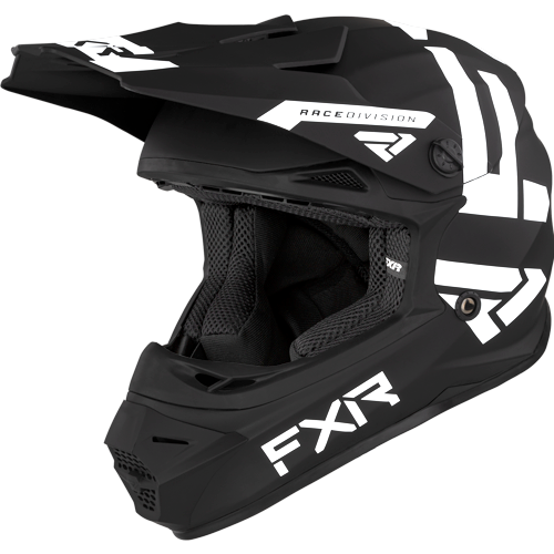 Product Image for FXR Legion Crosshjälm Barn Svart Vit