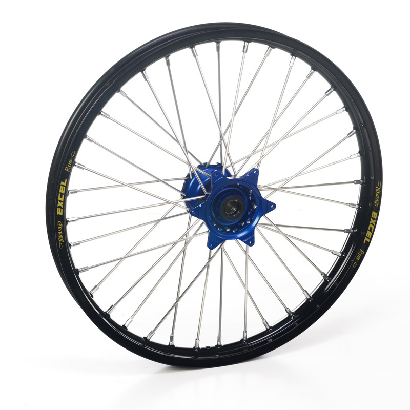 Product Image for Haan Wheels Komplett hjul 19" Fram, Svart Fälg Blått Nav