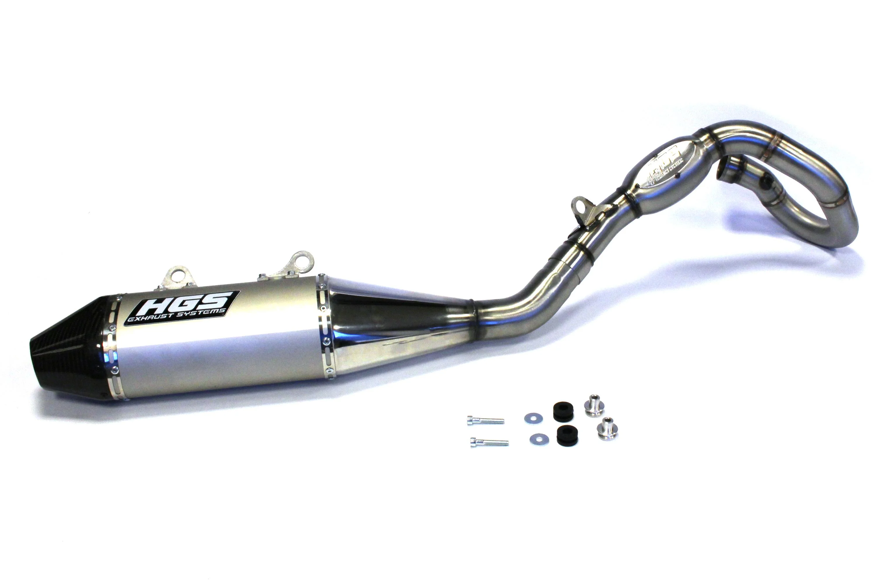 Product Image for HGS Komplett Avgassystem 4T Carbon End Cap