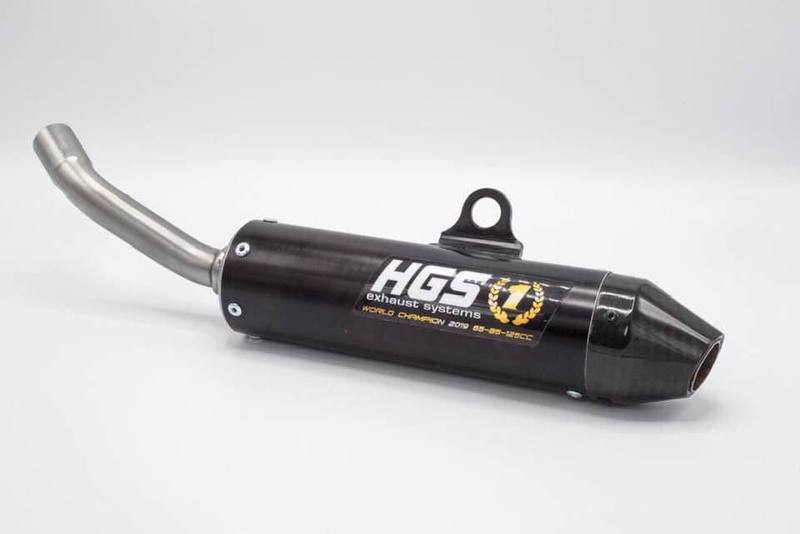 Product Image for HGS Ljuddämpare 2T Racing Svart med Kolfiber End Cap
