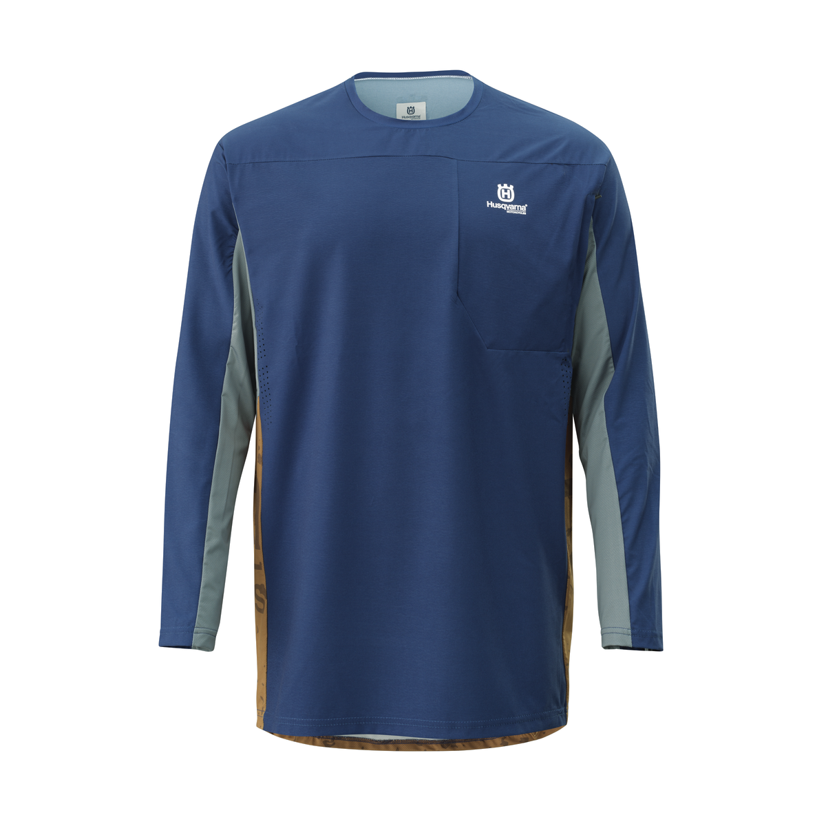 Product Image for Husqvarna Gotland Crosströja Blå Brun