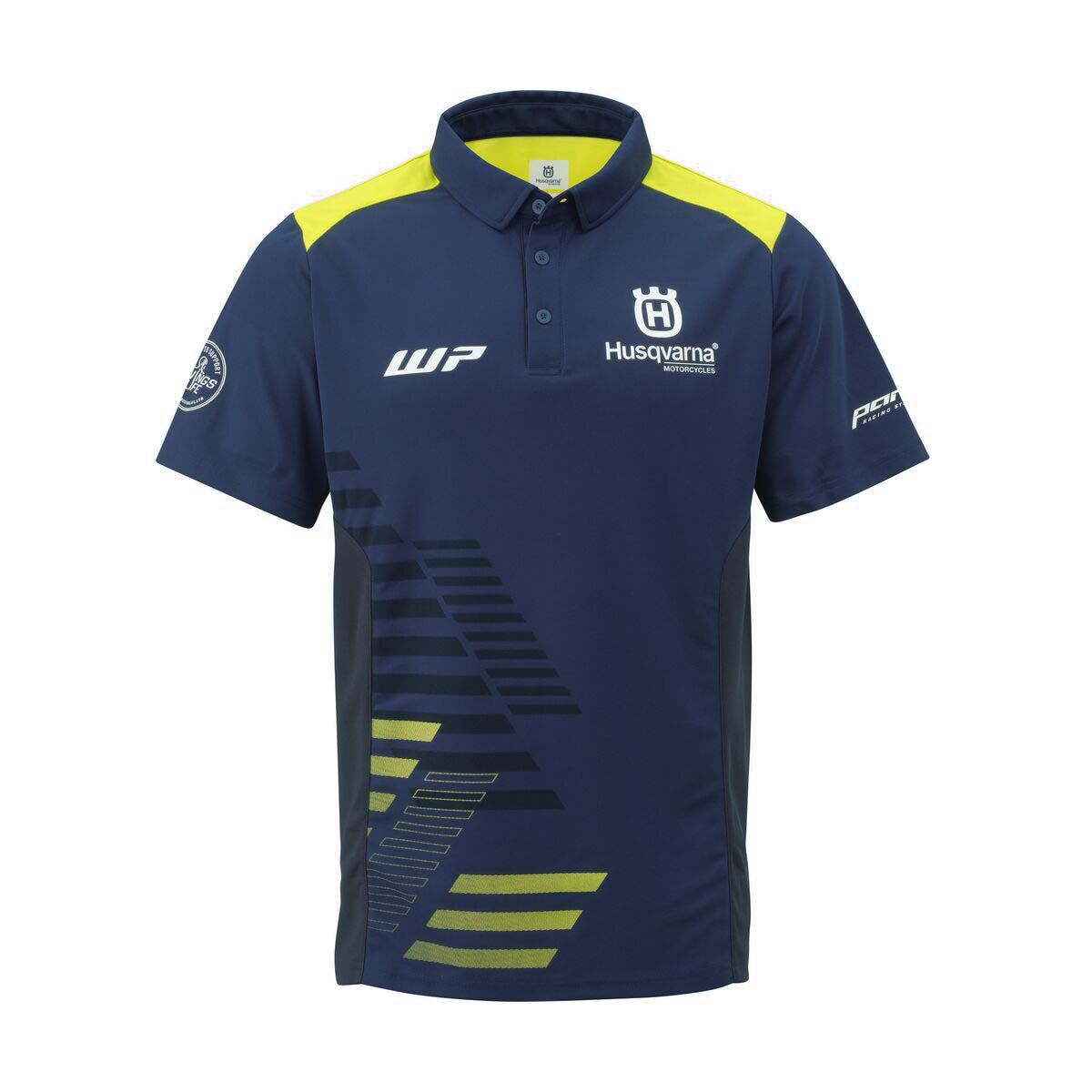 Product Image for Husqvarna Team Polo Blå Gul