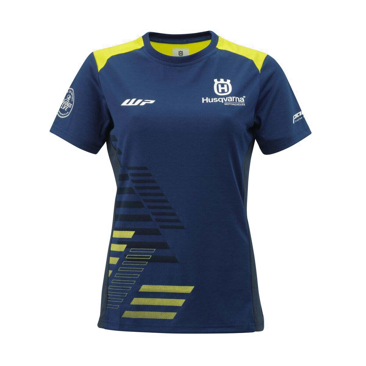 Product Image for Husqvarna Team T-Shirt Dam Blå Gul