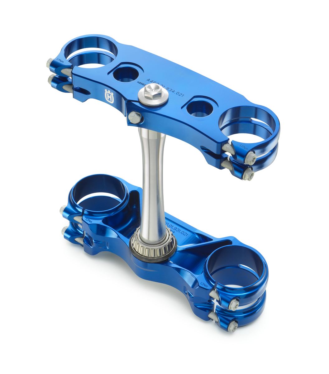 Product Image for Husqvarna Factory Racing triple clamp Blue