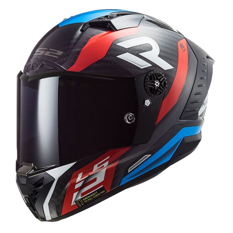 Product Image for LS2 FF805 Thunder Hjälm Carbon Supra Röd Blå