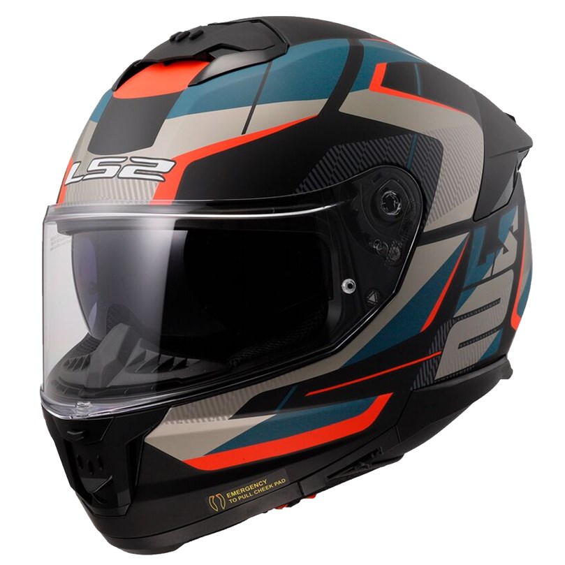 Product Image for LS2 FF808 Stream II Hjälm Road Svart Blå Matt