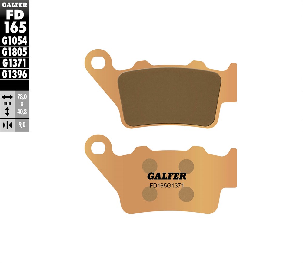 Product Image for Galfer Street Bromsbelägg Sintrade Bak
