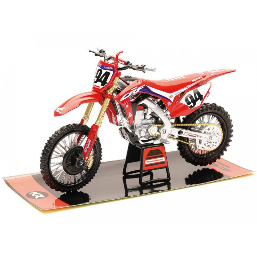 Product Image for New-Ray Leksakscross 1:12 HRC Racing HONDA CRF450R Ken Roczen