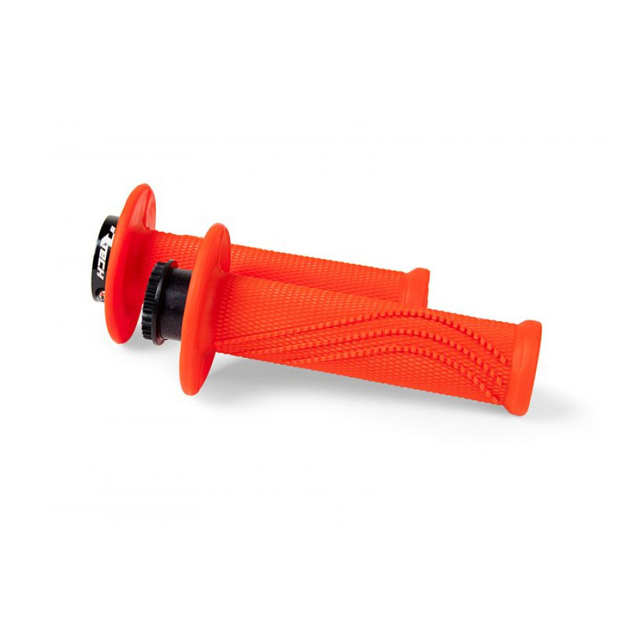 Product Image for Rtech R20 Wave Lock-On Gummihandtag Neonorange