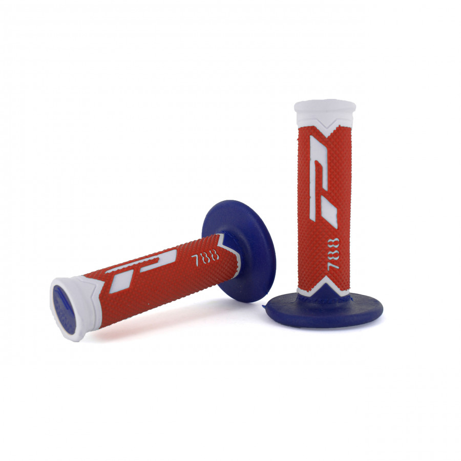 Product Image for Progrip 788 No Waffle Extra Slim Gummihandtag Blå Röd