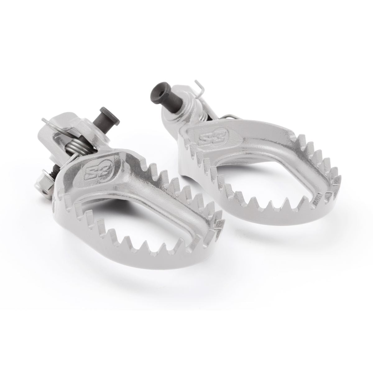 Product Image for S3 Punk Fotpinnar Stål 8mm bak / 5mm ner