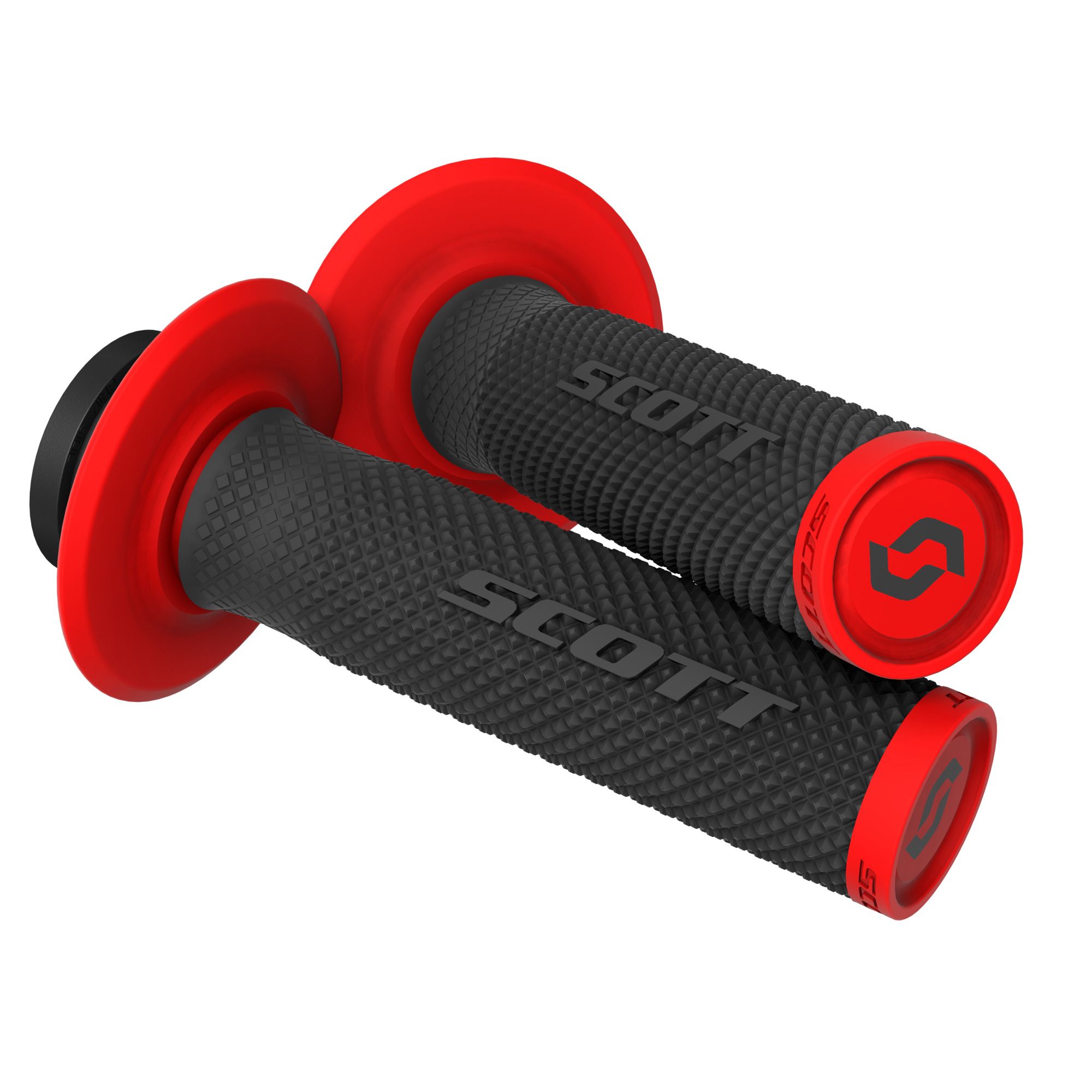 Product Image for Scott SX II Lock-On Gummihandtag Röd + Cam set