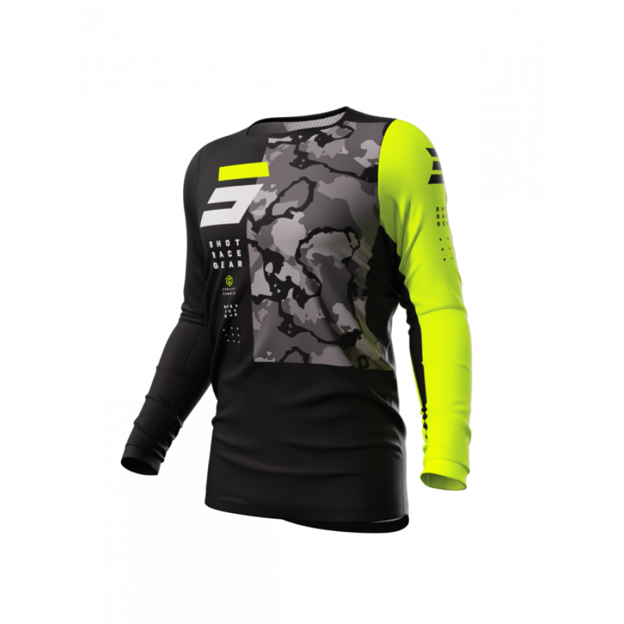 Product Image for Shot Contact Camo 2.0 Crosströja Neongul