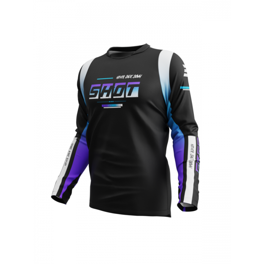 Product Image for Shot Devo Block Crosströja Svart Lila