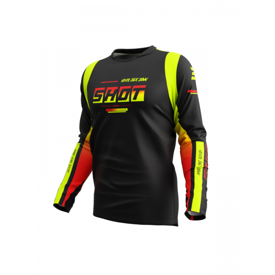 Product Image for Shot Devo Block Crosströja Svart Neongul