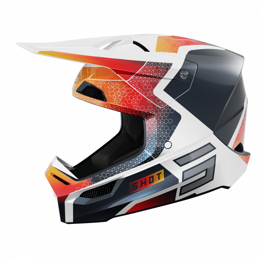 Product Image for Shot Furious Phaser Crosshjälm Blå Röd Barn
