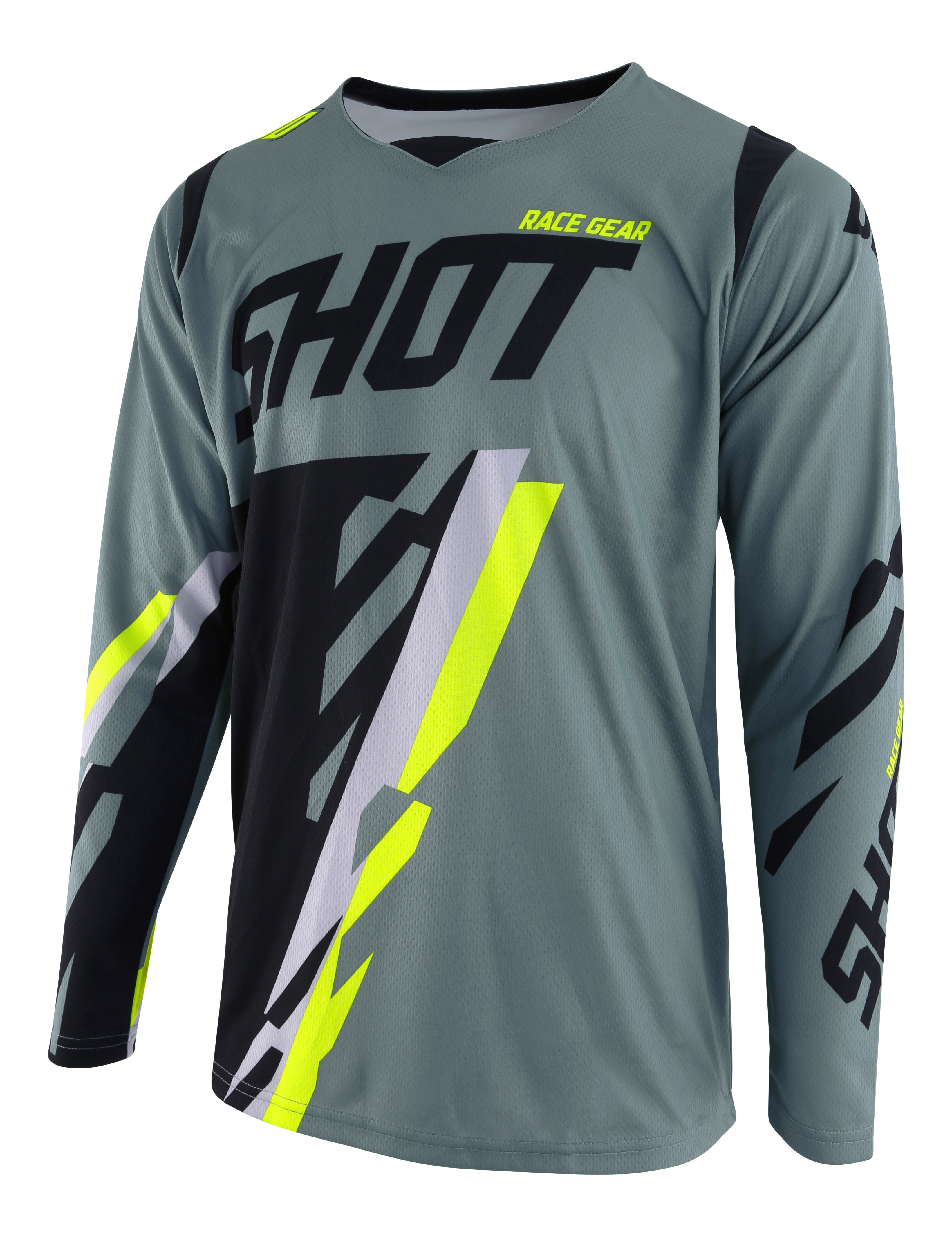 Product Image for Shot Jersey Score Kaki Neon Gul