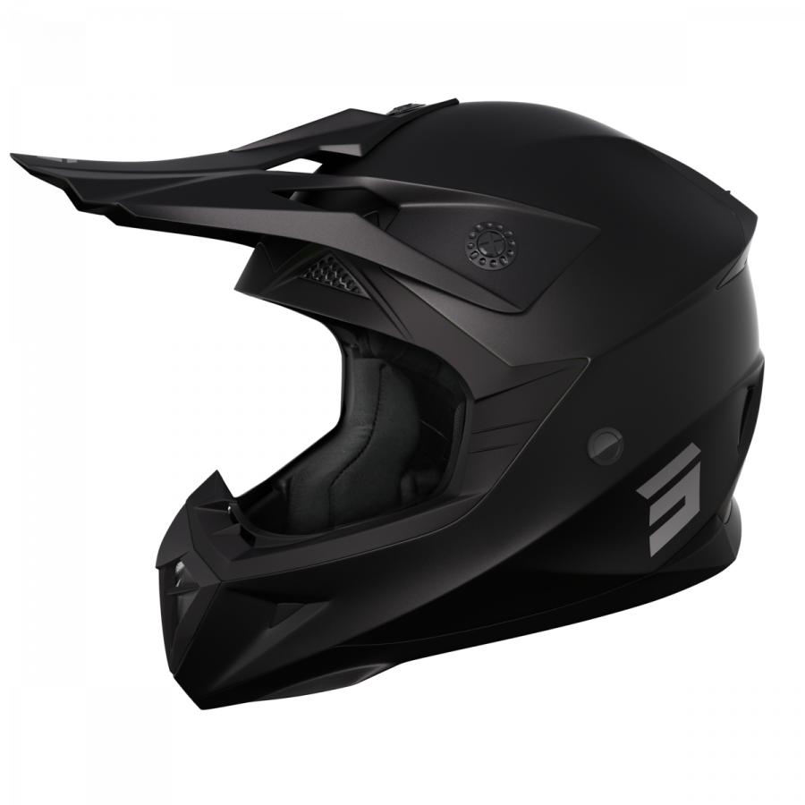 Product Image for Shot Pulse Solid 2.0 Crosshjälm Barn Svart Matt