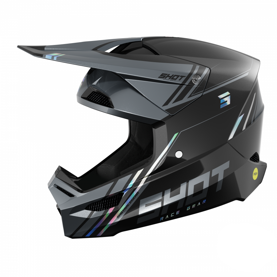 Product Image for Shot Race Sprint Crosshjälm Svart Holographic
