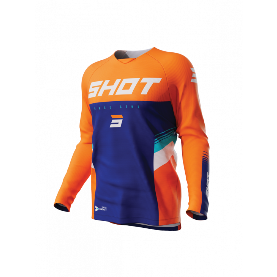 Product Image for Shot Raw Escape Crosströja Barn Neonorange
